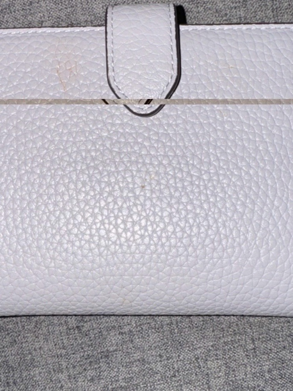 Kate Spade Wallet Pebbled Gray Leather Wallet with Silver Hardware NWT - Picture 4 of 4